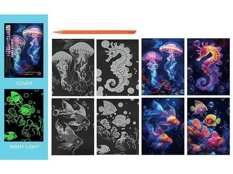 ⁨Wydrapywanka kolorowa fluorescencyjna morskie⁩ w sklepie Wasserman.eu