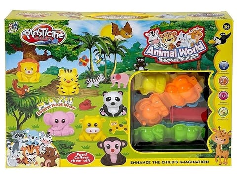 ⁨Zestaw ciastoliny z akcesoriami Animal World⁩ w sklepie Wasserman.eu