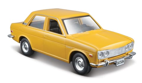 ⁨Composite model Datsun 510 1971 yellow 1/24⁩ at Wasserman.eu
