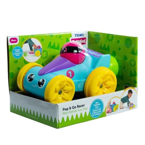 ⁨Toomies piłeczkowa wyścigówka nieb Pop&Go TOMY⁩ w sklepie Wasserman.eu