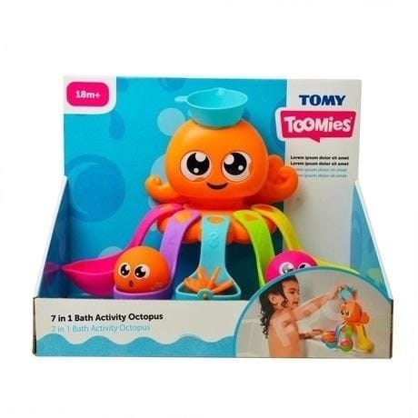 ⁨Tomy Toomies E73104 bath game/toy/sticker Bath playset Multicolour⁩ at Wasserman.eu