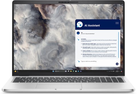 ⁨Notebook DELL Pro 16 Plus PB16250 (16"/Ultra 7 266V /16GB/SSD512GB/W11P/Srebrno czarny)⁩ w sklepie Wasserman.eu