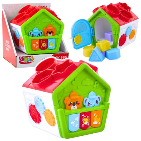 ⁨Interaktywny Domek Edukacyjny Sorter Dla Malucha Zielony⁩ w sklepie Wasserman.eu