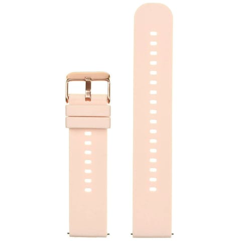 ⁨Pasek gumowy do zegarka U27 - jasny róż/rosegold - 18mm⁩ w sklepie Wasserman.eu