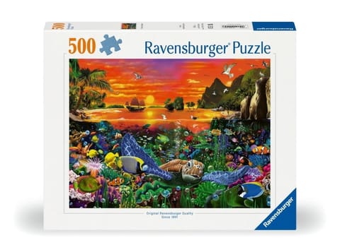 ⁨Puzzle 2D: Morski świat 500el⁩ w sklepie Wasserman.eu