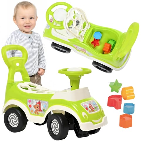 ⁨WOOPIE Jeździk 4w1 Sorter Pchacz Chodzik + Klakson Schowek⁩ w sklepie Wasserman.eu