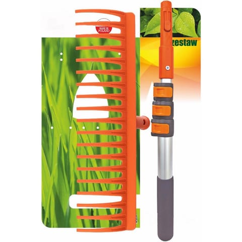⁨ZESTAW OGRODOWY GRABIE UNIWERSALNE PRO DRĄŻEK TELESKOPOWY⁩ w sklepie Wasserman.eu
