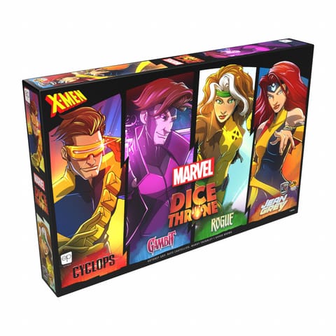 ⁨GRA MARVEL DICE THRONE : CYCLOPS, GAMBIT, JEAN GRAY, ROGUE- LUCKY DUCK GAMES⁩ w sklepie Wasserman.eu