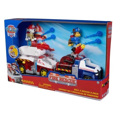 ⁨Psi Patrol: Fire Rescue 2-pak pojazdów tematycz⁩ w sklepie Wasserman.eu