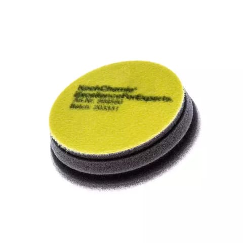 ⁨Koch Chemie Gąbka Fine Cut Żółta 76mm - gąbka polerska średnio twarda⁩ w sklepie Wasserman.eu