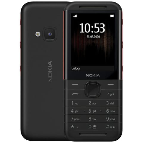⁨Telefon Nokia 5310 TA-1603 DS            czarno-czerwony⁩ w sklepie Wasserman.eu