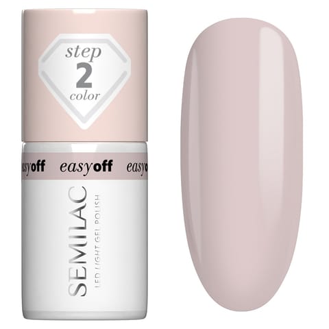 ⁨SEMILAC Easy Off Lakier hybrydowy Led Light Almond Milk 7 ml⁩ w sklepie Wasserman.eu