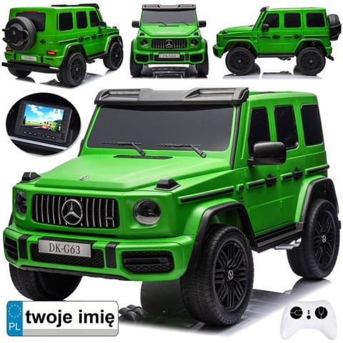 ⁨Auto na akumulator Mercedes G klasa 63 AMG 4x4 Panel Radio 2osoby PA0309⁩ w sklepie Wasserman.eu