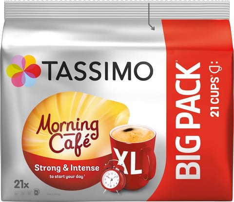 ⁨Jacobs Tassimo Morning Cafe Strong&Intense XL 21 capsules⁩ at Wasserman.eu