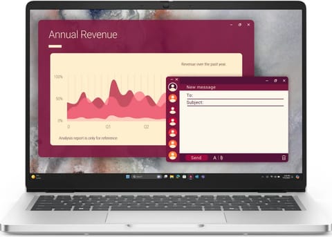 ⁨Notebook DELL Pro 14 PC14250 (14"/16GB/SSD512GB/W11P/Srebrno czarny)⁩ w sklepie Wasserman.eu