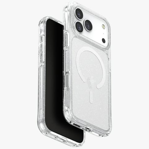 ⁨Etui UNIQ LifePro Xtreme do iPhone 17    Pro Max Magclick Charging przezroczysty/brokat⁩ w sklepie Wasserman.eu