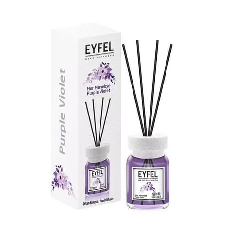⁨EYFEL Dyfuzor zapachowy z patyczkami - Purple Violet 120 ml⁩ w sklepie Wasserman.eu