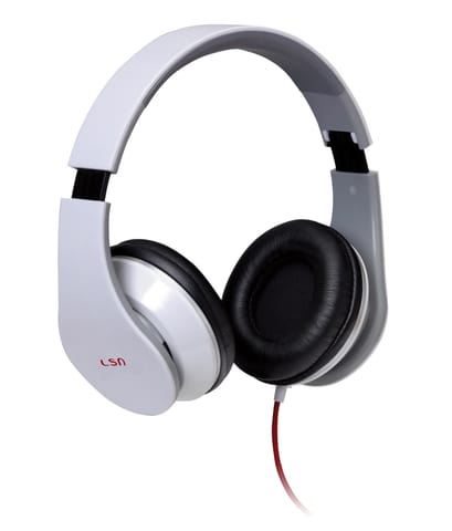 ⁨Słuchawki Na uszy LAUSON Ph 134 Biały (1.5m /3.5 mm wtyk/Biały)⁩ w sklepie Wasserman.eu