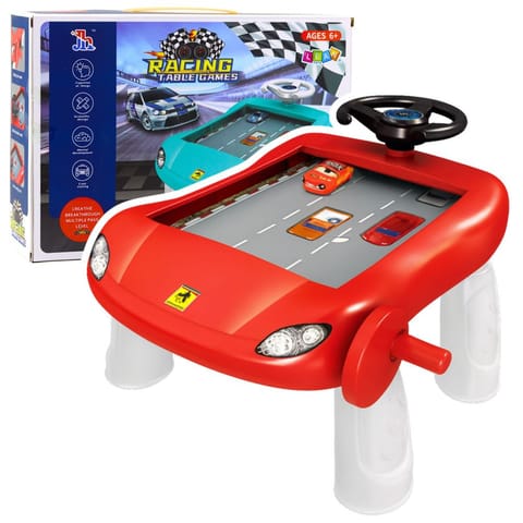 ⁨Symulator Jazdy Manualny Stolik Edukacyjny Czerwony⁩ w sklepie Wasserman.eu