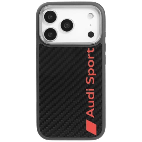 ⁨Etui Audi R8 Carbon Fiber MagSafe do     iPhone 17 Pro czarny⁩ w sklepie Wasserman.eu