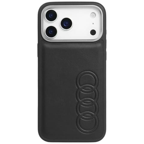 ⁨Etui Audi TT Synthetic Leather MagSafe   do iPhone 17 Pro Max czarny⁩ w sklepie Wasserman.eu
