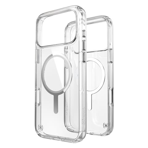 ⁨Speck Presidio Perfect Clear MagSafe - Etui iPhone 17 Pro Max (Clear / Silver)⁩ w sklepie Wasserman.eu