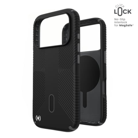 ⁨Speck Presidio2 Grip ClickLock & MagSafe - Etui iPhone 17 Pro (Black / Slate Grey / White)⁩ w sklepie Wasserman.eu
