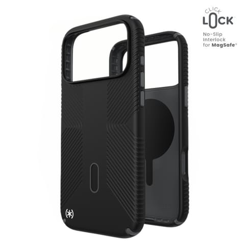 ⁨Speck Presidio2 Grip ClickLock & MagSafe - Etui iPhone 17 Pro Max (Black / Slate Grey / White)⁩ w sklepie Wasserman.eu