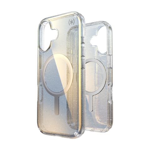 ⁨Speck Presidio Lux MagSafe - Etui iPhone 17 (Hyper Mirror Glitter / Silver Metallic)⁩ w sklepie Wasserman.eu