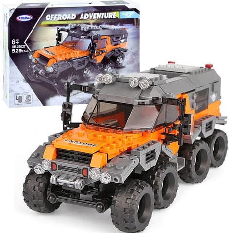 ⁨Techniczne duże Klocki terenowe auto 529ele ZA3467⁩ w sklepie Wasserman.eu