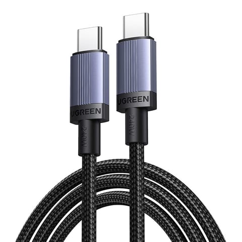 ⁨Kabel USB-C do USB-C Ugreen L528, 100 W, 0.5m (szary)⁩ w sklepie Wasserman.eu