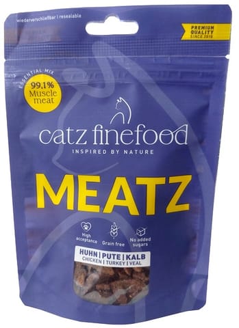 Catz Finefood Meatz Essential Mix - chicken, turkey, veal 45g at Wasserman.eu