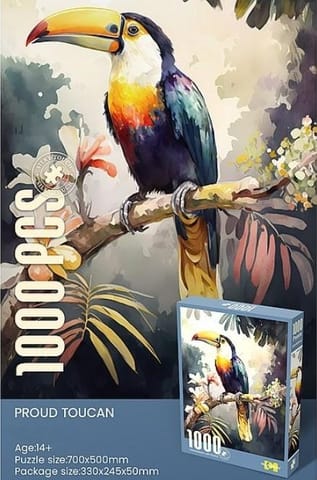 ⁨Puzzle 1000 tukan⁩ w sklepie Wasserman.eu