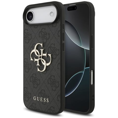 ⁨Etui Guess 4G Big Logo do iPhone 17 Air  czarny⁩ w sklepie Wasserman.eu