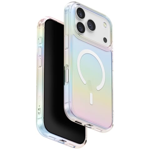⁨Etui UNIQ Iridescia do iPhone 17 Pro     Magclick Charging holo quartz⁩ w sklepie Wasserman.eu