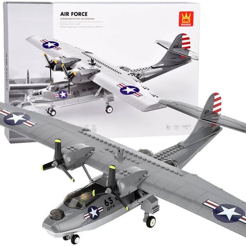 ⁨Klocki techniczne samolot bojowy PBY-5A Catalina 364 elementów ZA5322⁩ w sklepie Wasserman.eu