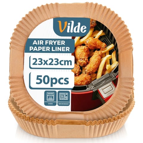 ⁨WKŁAD PAPIEROWY DO FRYTOWNICY KWADRATOWY 23 x 23cm 50szt. 279046⁩ w sklepie Wasserman.eu