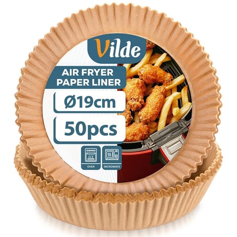 ⁨WKŁAD PAPIEROWY DO FRYTOWNICY OKRĄGŁY 19cm 50szt. 279048⁩ w sklepie Wasserman.eu