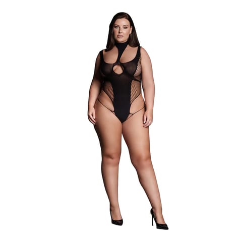 ⁨Cyllene XLVIII - Body with Turtleneck - Plus Size (kolor jak na zdjęciu, rozmiar Plus Size)⁩ w sklepie Wasserman.eu