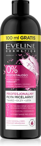 ⁨EVELINE Pureskin Profesjonalny płyn micelarny Niacynamid 3w1 500 ml⁩ w sklepie Wasserman.eu