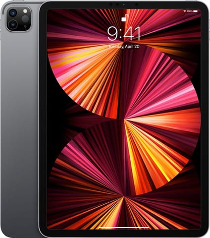 ⁨Tablet APPLE iPad Pro 2021 11 cali 128 GB Szary (11"/Apple M1/128GB/iOS 14/Wi-Fi/Szaro-czarny)⁩ w sklepie Wasserman.eu