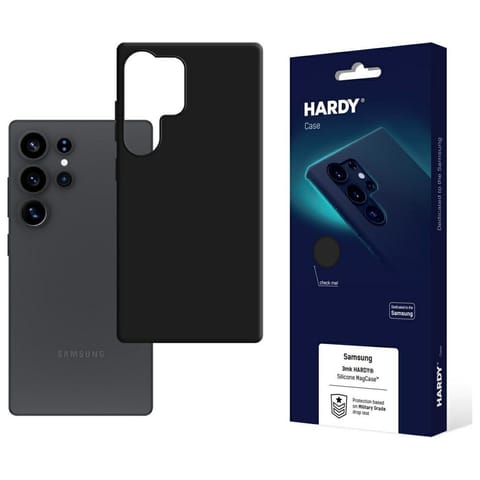 Etui 3MK Hardy Android Silicone MagCase do Samsung Galaxy S25 Ultra czarny w sklepie Wasserman.eu
