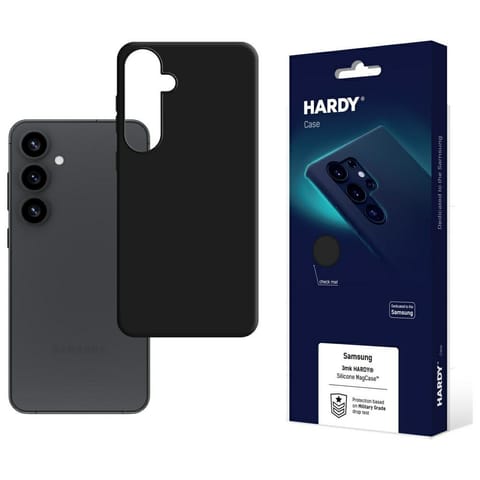 Etui 3MK Hardy Android Silicone MagCase do Samsung Galaxy S25+ czarny w sklepie Wasserman.eu