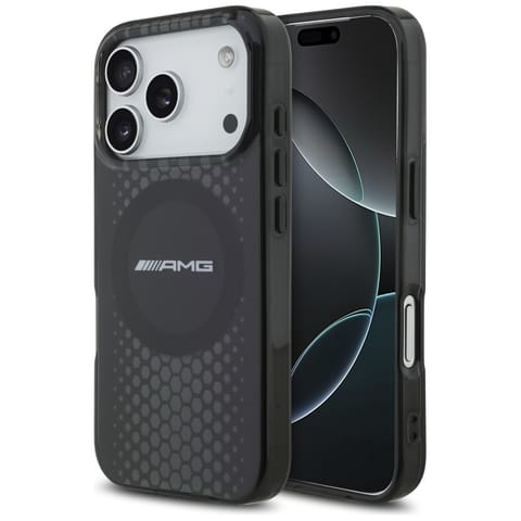 Etui AMG Double Layer Transparent Graphics MagSafe do iPhone 17 Pro czarny w sklepie Wasserman.eu