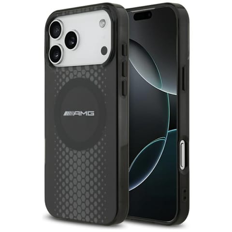 Etui AMG Double Layer Transparent Graphics MagSafe do iPhone 17 Pro Max czarny w sklepie Wasserman.eu
