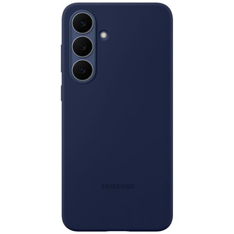 ⁨Etui Samsung Silicone do Galaxy S25 FE   ciemno niebieski⁩ w sklepie Wasserman.eu