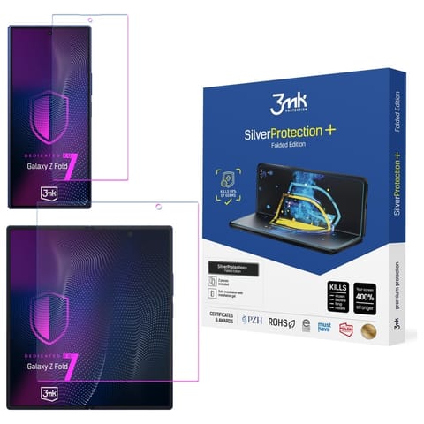 ⁨Folia antymikrobowa 3MK SilverProtect+   Folded Edition montowana na mokro do Samsung Galaxy Z Fold 7⁩ w sklepie Wasserman.eu