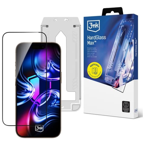 Szkło hartowane 3MK HardGlass Max z aplikatorem do Apple iPhone 17 Pro Max w sklepie Wasserman.eu
