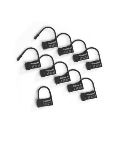 ⁨Jednorazowe Plastikowe Kłódki Do Pasa Cnoty Plastic Seals 10Szt Mystim⁩ w sklepie Wasserman.eu