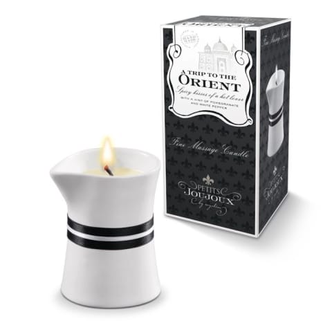 ⁨Petits Joujoux Świeca do masażu Orient 120g granat & biały pieprz⁩ w sklepie Wasserman.eu